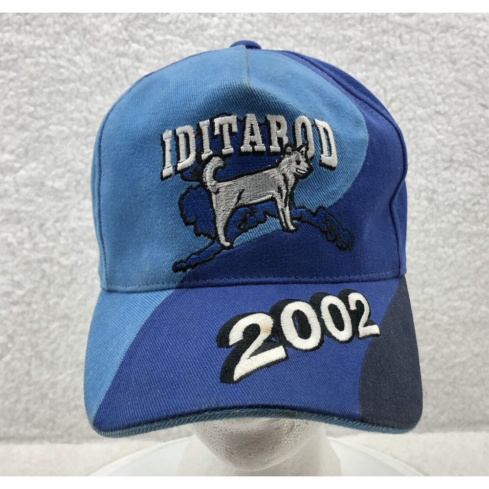 VTG Iditarod 2002 Baseball Hat Leather Strap OSFM 30th Running Limited 1495/2002